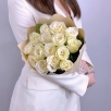15 Элитных белых роз (Эквадор)